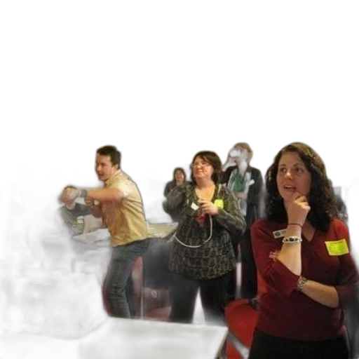 fire, fog, group, people transparent PNG cut-out