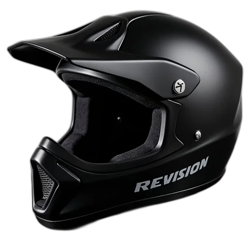 close-up, image, black, sports, helmet, reflective, visor, has transparent PNG cut-out