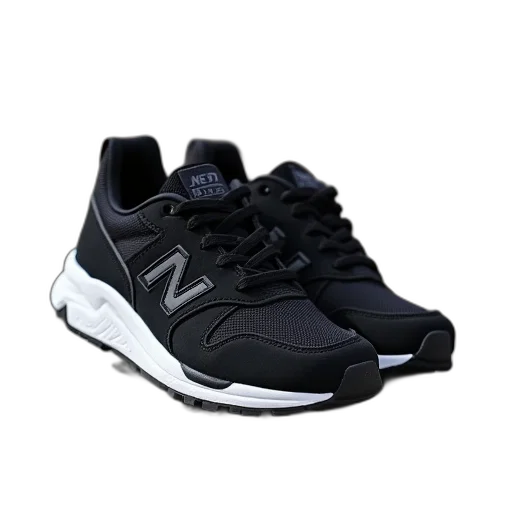 shoes, new, balance, noir, enfant transparent PNG cut-out