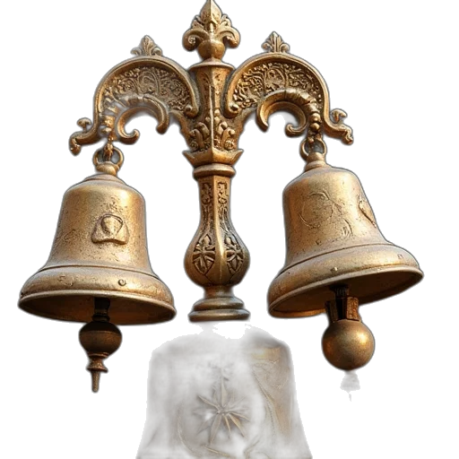 jewelry, crown, 3d render, photorealistic, bell, rings, riddles, middle transparent PNG cut-out