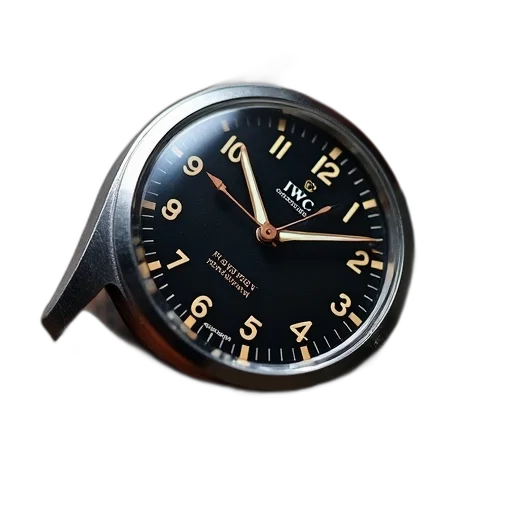 jewelry, staff, 3d render, photorealistic, iwc, heritage, pilot, watch transparent PNG cut-out