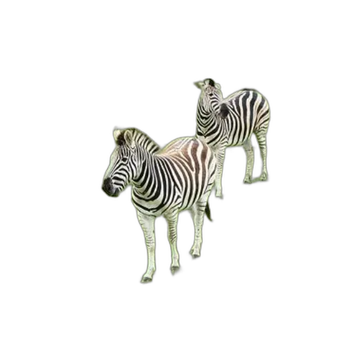 animal, jewelry, furniture, 3d render, concept art, photorealistic, two, zebras transparent PNG cut-out