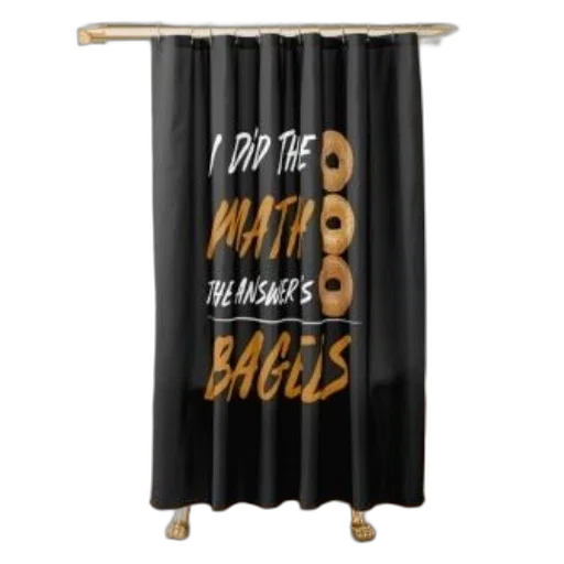 umbrella, dress, furniture, black, shower, curtain, humorous, text transparent PNG cut-out