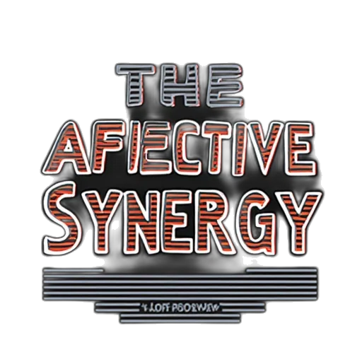 affective, synergy, logo, black transparent PNG cut-out