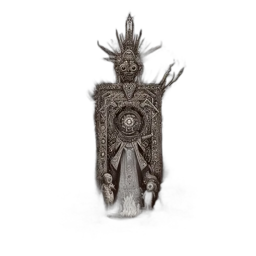 crown, jewelry, staff, sword, fantasy art, concept art, 3d render, pencil sketch transparent PNG cut-out