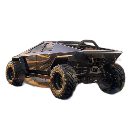 car, weapon, 3d render, concept art, photorealistic, fantasy art, modern, off-road transparent PNG cut-out