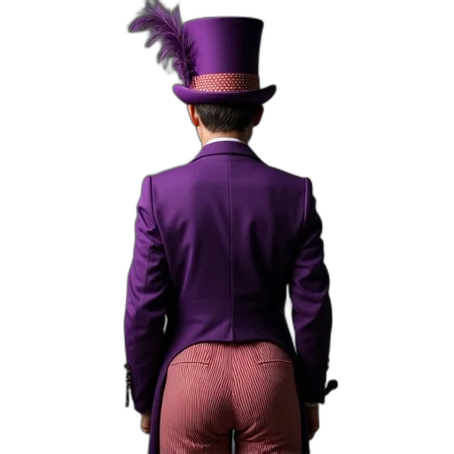 hat, staff, jacket, umbrella, concept art, 3d render, photorealistic, fantasy art transparent PNG cut-out