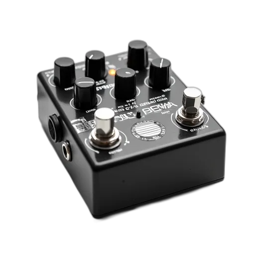 black, white, image, boss, waza, amplifier, pedal, footswitch transparent PNG cut-out