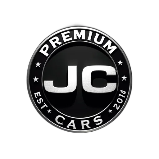 car, circular, logo, metallic, finish, centered, dark, background transparent PNG cut-out