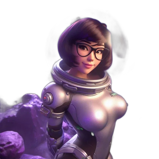 robot, staff, face, weapon, concept art, fantasy art, 3d render, cyberpunk transparent PNG cut-out