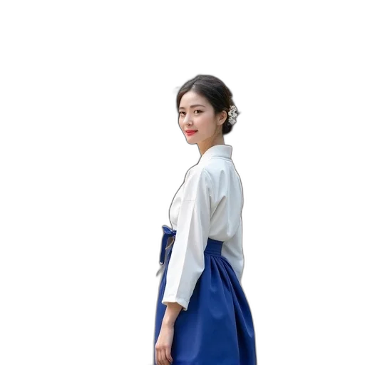 dress, staff, jacket, photorealistic, concept art, oil painting, 3d render, blue transparent PNG cut-out