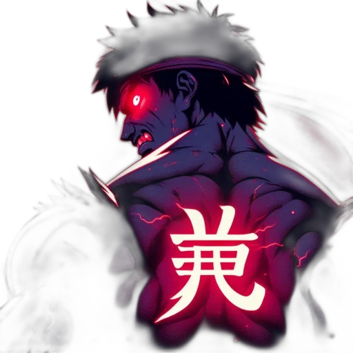 mask, dragon, anime, concept art, pixel art, fantasy art, neon lights, fire transparent PNG cut-out
