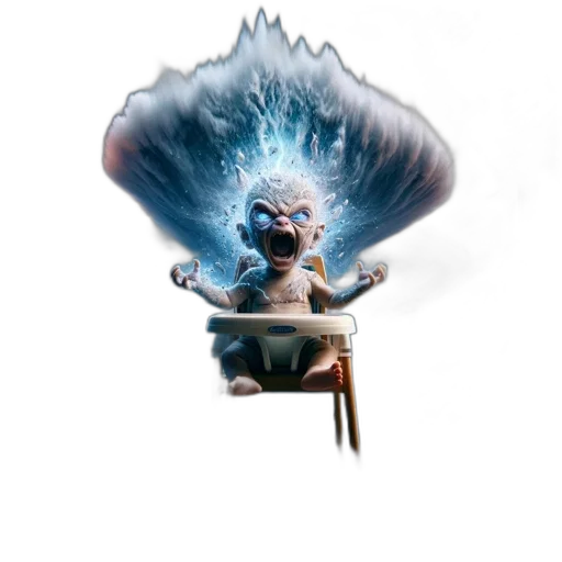creature, hair, staff, dragon, concept art, 3d render, fantasy art, photorealistic transparent PNG cut-out