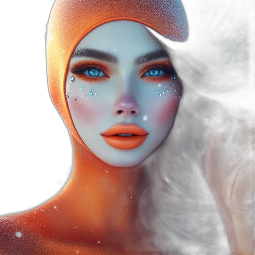 mask, face, crown, robot, photorealistic, fantasy art, 3d render, concept art transparent PNG cut-out