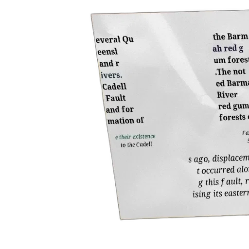 forest, text-heavy, image, white, background, discussing, cadell, fault transparent PNG cut-out