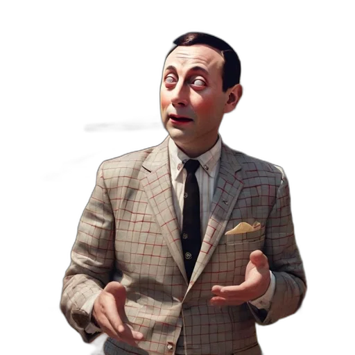 staff, face, jacket, food, 3d render, concept art, photorealistic, cartoon transparent PNG cut-out