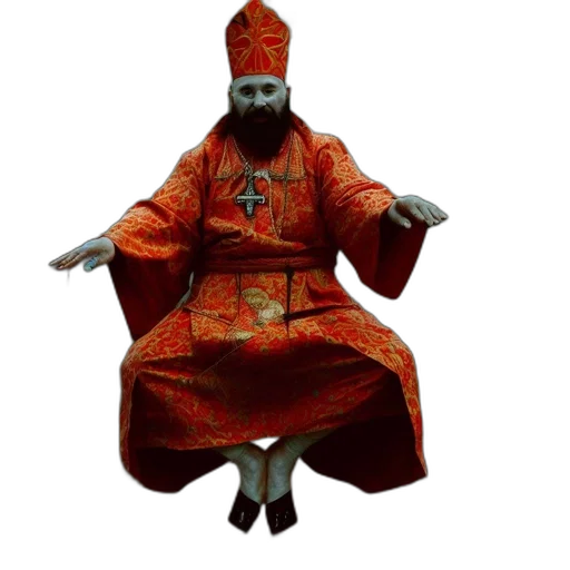 staff, 3d render, concept art, photorealistic, man, levitates, amidst, misty transparent PNG cut-out