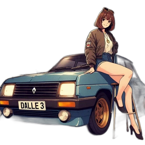car, jacket, robot, shoes, concept art, anime, pixel art, fantasy art transparent PNG cut-out