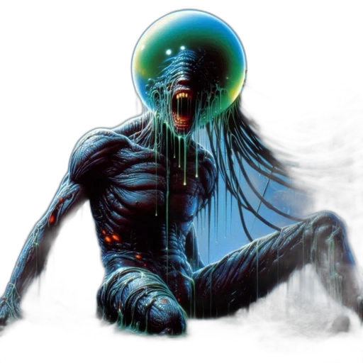 creature, mask, robot, face, concept art, comic book art, pixel art, fantasy art transparent PNG cut-out
