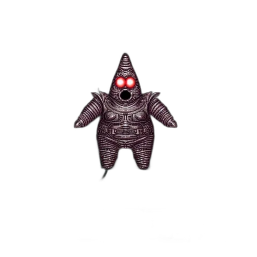 robot, creature, jacket, mask, concept art, pixel art, 3d render, fantasy art transparent PNG cut-out