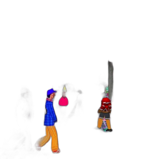 staff, weapon, robot, umbrella, 3d render, pixel art, concept art, cartoon transparent PNG cut-out