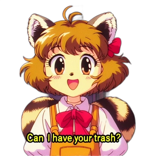 food, anime, vaporwave, animated, character, resembling, young, girl transparent PNG cut-out