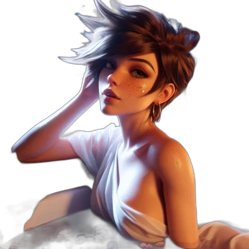 dress, face, concept art, fantasy art, photorealistic, watercolor, neon lights, fire transparent PNG cut-out