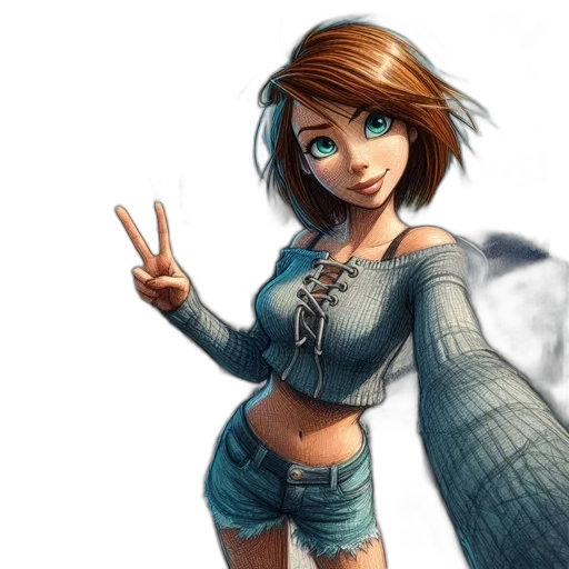 jacket, dress, fantasy art, concept art, photorealistic, comic book art, blue, young transparent PNG cut-out