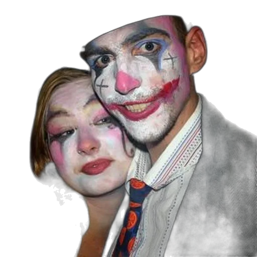 mask, face, photorealistic, watercolor, oil painting, comic book art, couple, dressed transparent PNG cut-out