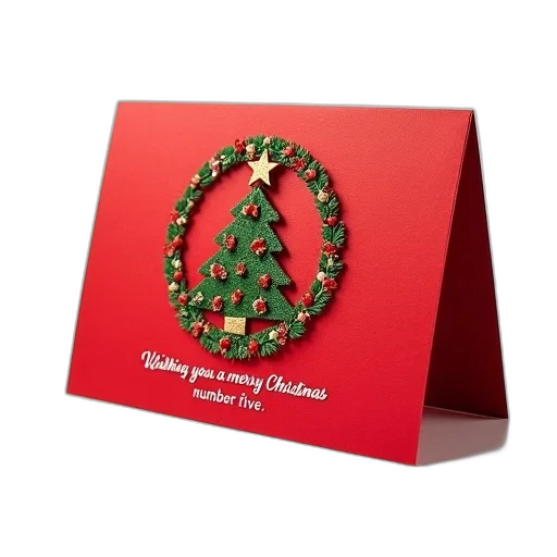 jewelry, tree, red, greeting, card, festive, christmas, design transparent PNG cut-out
