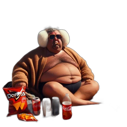 food, jacket, animal, creature, photorealistic, concept art, 3d render, oil painting transparent PNG cut-out