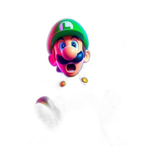 mask, face, hat, creature, 3d render, concept art, pixel art, vaporwave transparent PNG cut-out