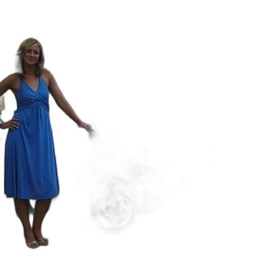 dress, staff, 3d render, concept art transparent PNG cut-out