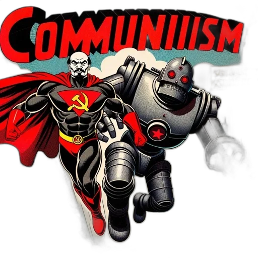 weapon, robot, comic book art, concept art, pixel art, cartoon, vivid, comic-propaganda transparent PNG cut-out