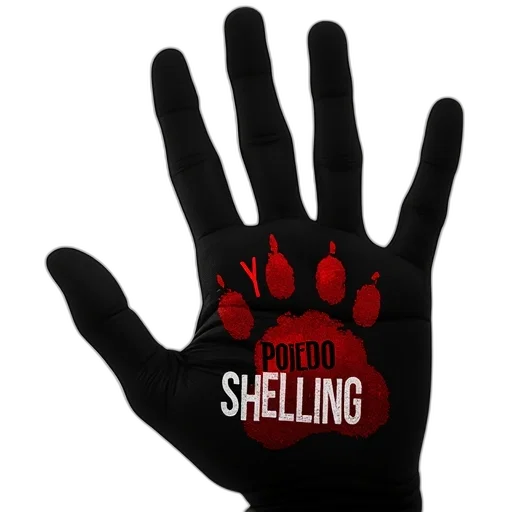 second, image, close-up, hand, star, paw, print, design transparent PNG cut-out