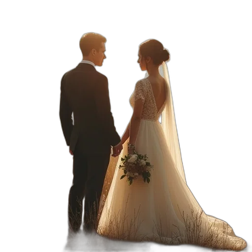 dress, crown, photorealistic, watercolor, 3d render, concept art, advertisement, weddes transparent PNG cut-out
