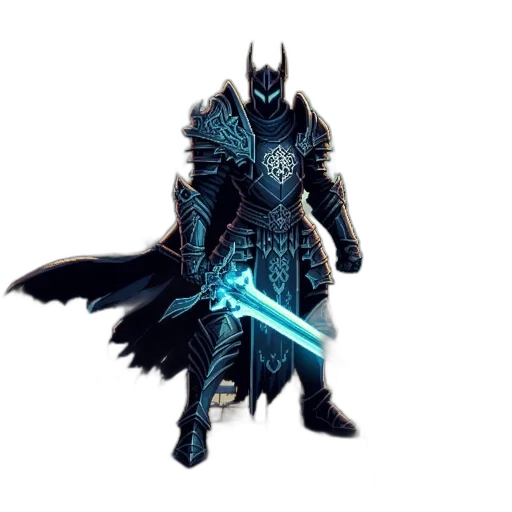 sword, weapon, staff, fantasy art, concept art, comic book art, pixel art, dark transparent PNG cut-out
