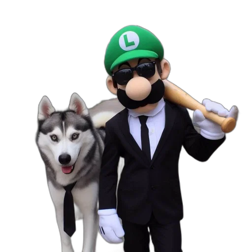 staff, animal, hat, weapon, concept art, 3d render, cartoon, pixel art transparent PNG cut-out