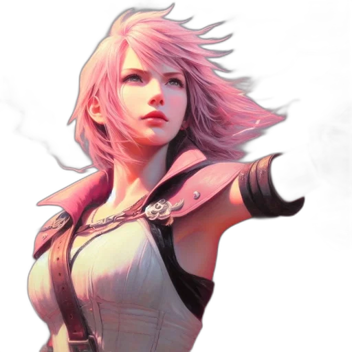 face, weapon, staff, concept art, fantasy art, cyberpunk, comic book art, pastel transparent PNG cut-out