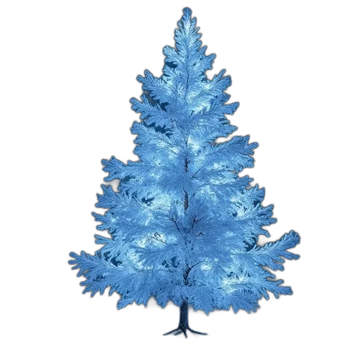 tree, dress, crown, 3d render transparent PNG cut-out