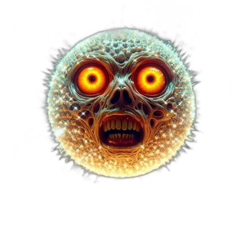 creature, mask, face, staff, concept art, pixel art, comic book art, 3d render transparent PNG cut-out