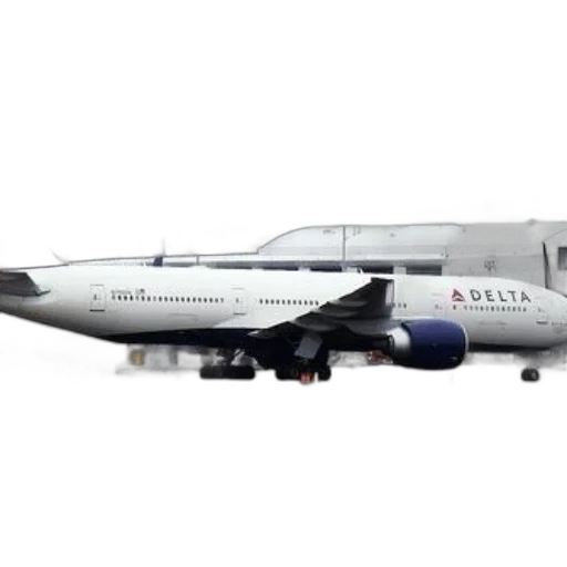 weapon, delta, airplane, parked, tarmac, cloudy, sky, background transparent PNG cut-out