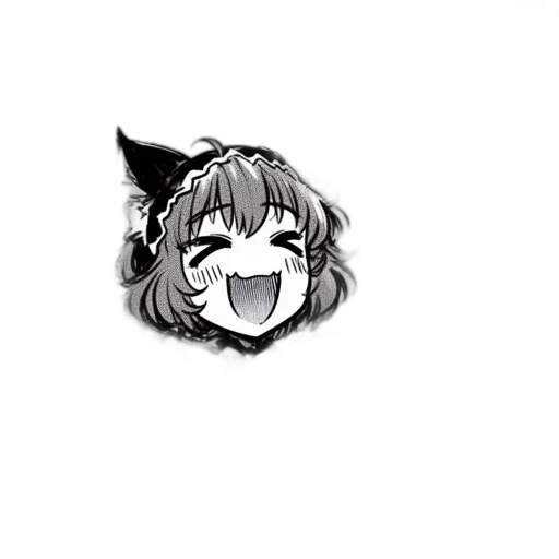 mask, face, creature, animal, anime, pixel art, cartoon, concept art transparent PNG cut-out