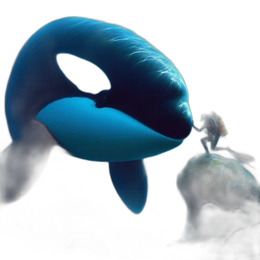 mask, creature, hat, animal, concept art, 3d render, photorealistic, vaporwave transparent PNG cut-out