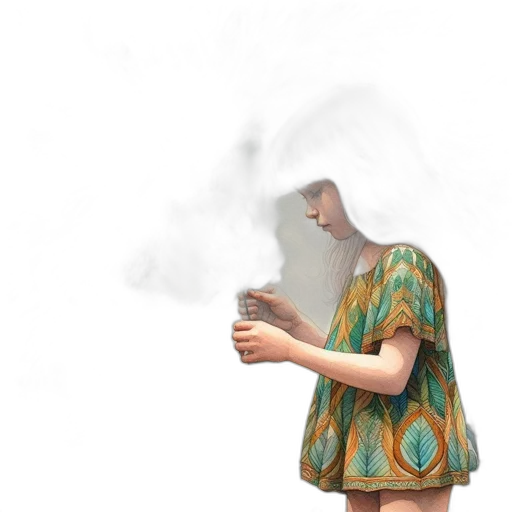 mask, dragon, staff, face, concept art, fantasy art, 3d render, photorealistic transparent PNG cut-out