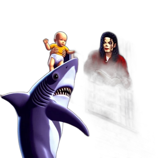 concept art, fantasy art, pixel art, comic book art, underwater, surreal, image, figure transparent PNG cut-out