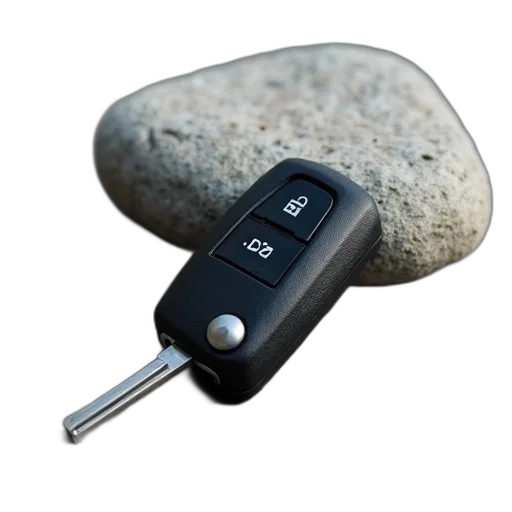 car, staff, weapon, black, rubber, key, fob, placed transparent PNG cut-out