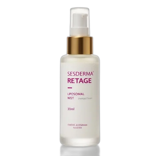 bottle, sesderma, retage, liposomal, mist, displayed, against, white transparent PNG cut-out