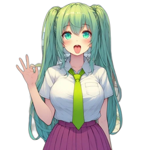 staff, hair, face, dress, anime, pixel art, concept art, 3d render transparent PNG cut-out