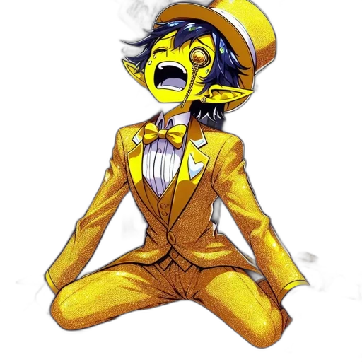 staff, mask, face, jacket, concept art, comic book art, anime, cartoon transparent PNG cut-out